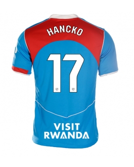 Atletico Madrid David Hancko #17 Maglia Gara Terza Repliche 2025-26 Donna Maniche Corte